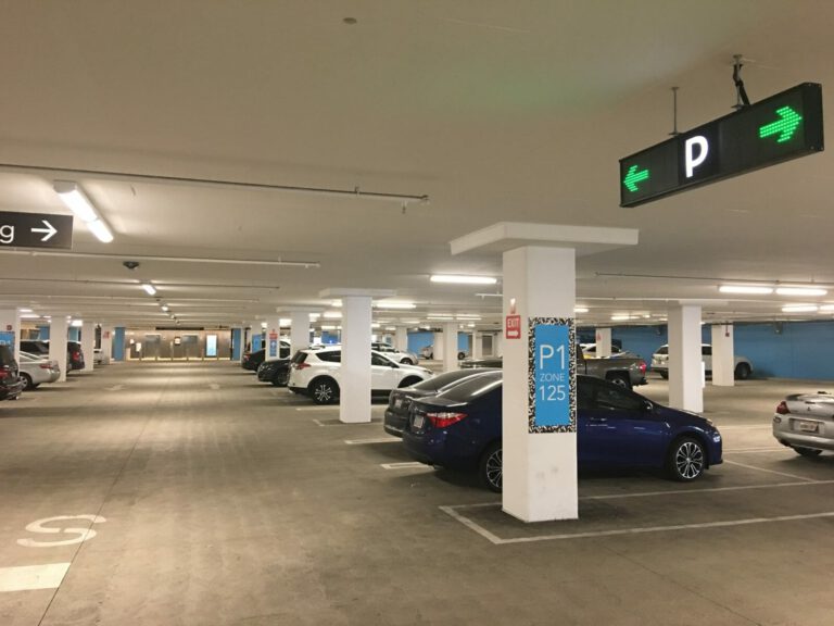 Mall Parking Garage La Jolla, CA FSC Lighting